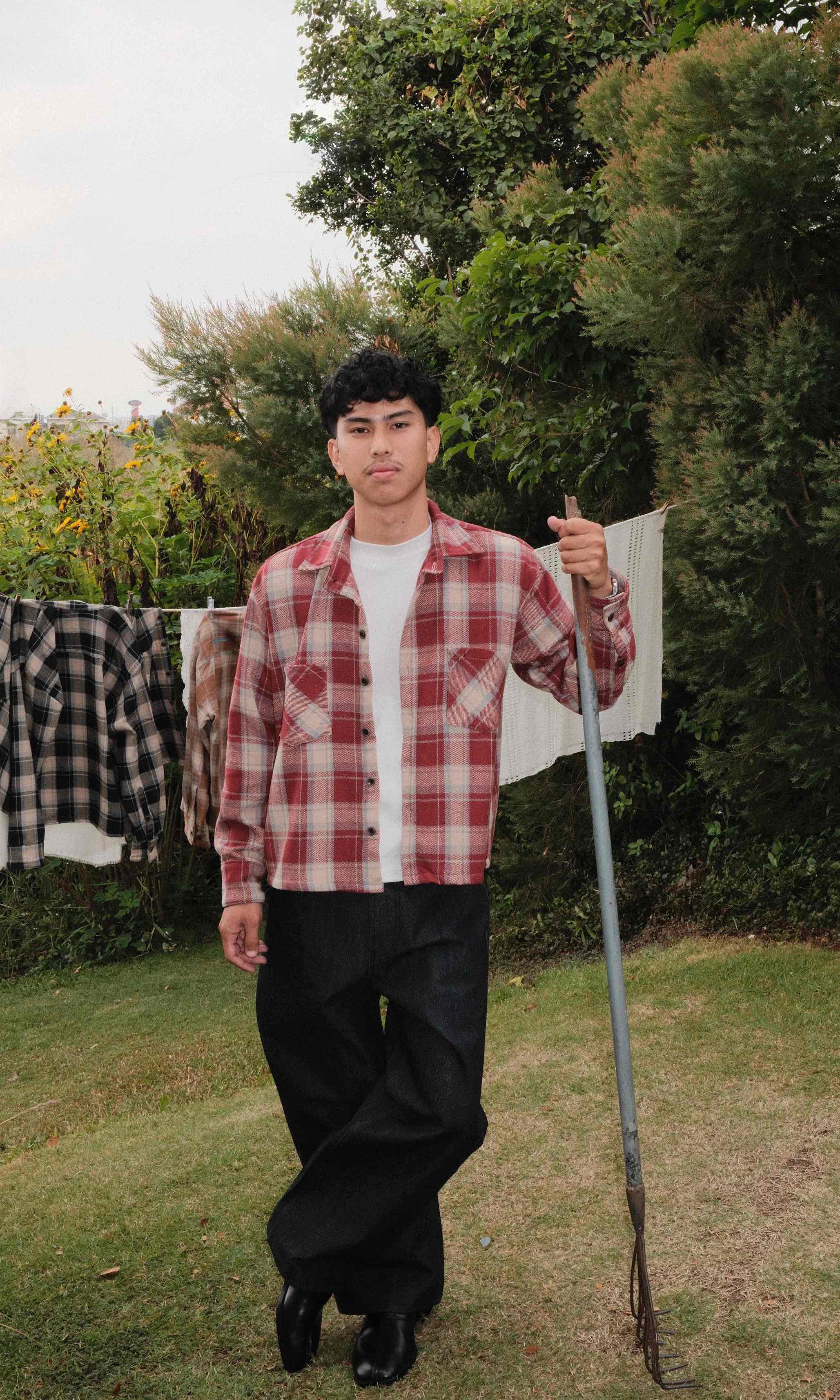 Candy Man WINE FLANNEL N/A