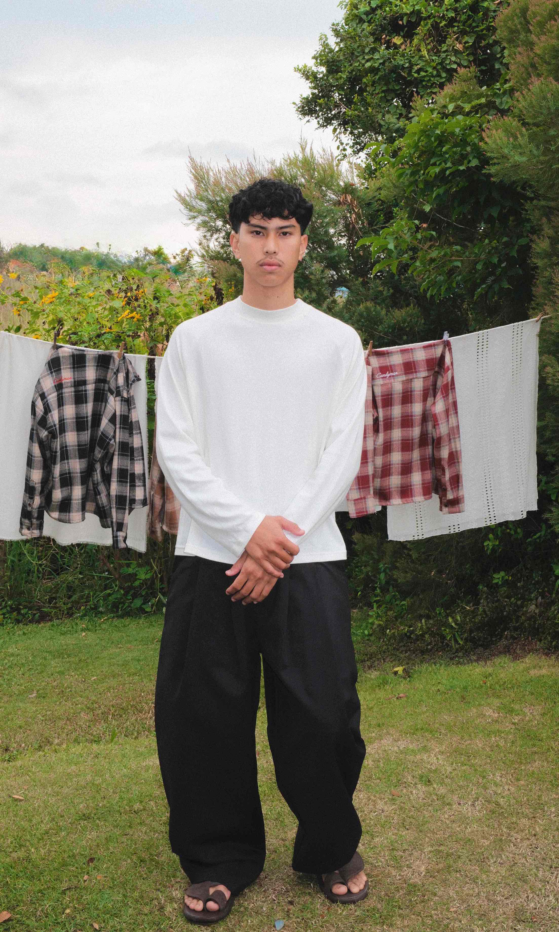 Candy Man BLACK PLEATED PANTS N/A